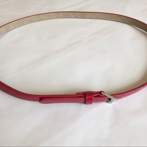 Betsey Johnson Accessories - Betsey Johnson Red Leather Belt Betsey Johnson Accessories - Betsey Johnson Red Leather Belt